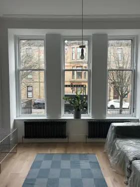 Click Here To Enlarge This Photo Of One-Bedroom Apartment Renovation In Cleveden&comma; Glasgow West End