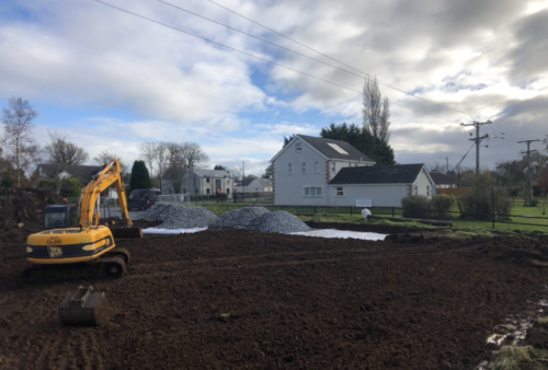 Click Here To Enlarge This Photo Of Foundations Dug and Poured