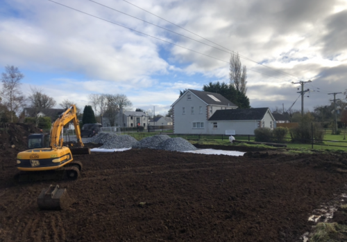 Click Here To Enlarge This Photo Of Foundations Dug and Poured
