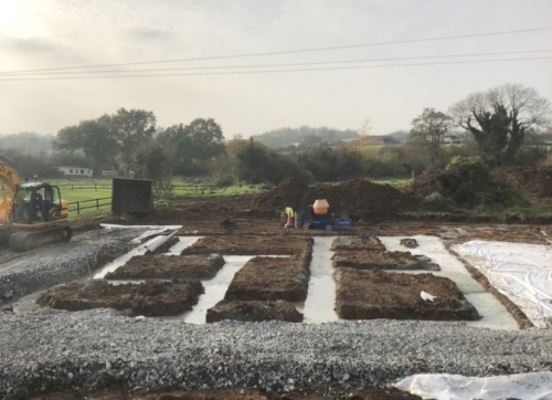 Click Here To Enlarge This Photo Of Foundations Dug and Poured
