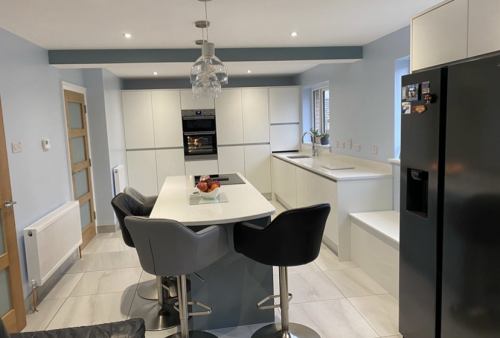 Click Here To Enlarge This Photo Of Kitchen and Bedroom Extension