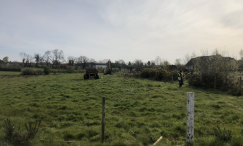 Click Here To Enlarge This Photo Of Laneway Stoned and Site Stripped