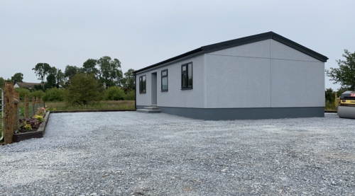 Click Here To Enlarge This Photo Of Laneway Stoned and Site Stripped