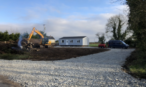 Click Here To Enlarge This Photo Of Site Stripped and Laneway Made