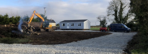 Site Stripped and Laneway Made